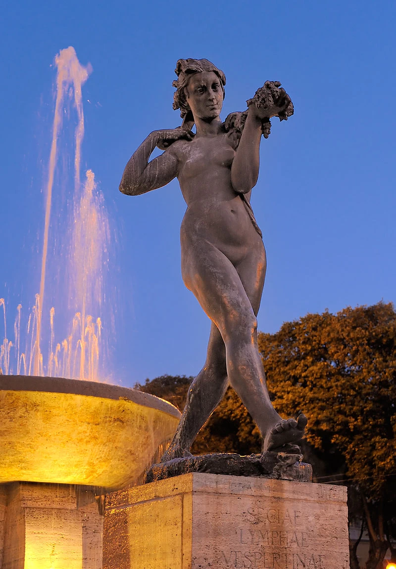 La Fontana dei due Fiumi - Il fiume Secchia, Modena